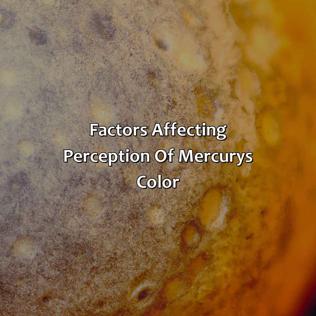 Factors Affecting Perception Of Mercury