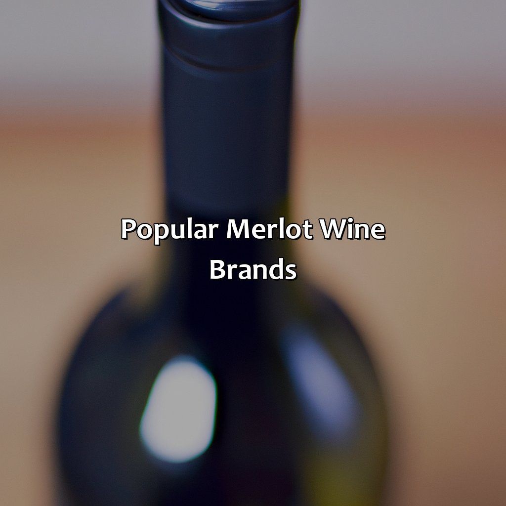 Popular Merlot Wine Brands  - What Color Is Merlot, 