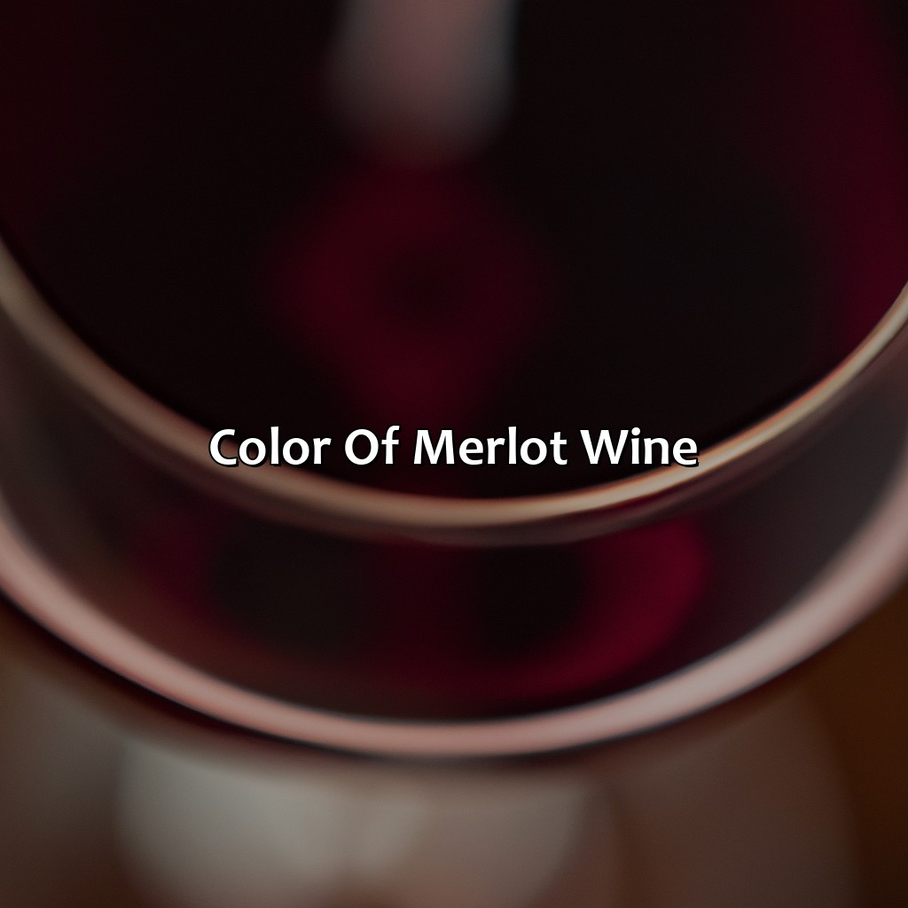 Color Of Merlot Wine  - What Color Is Merlot, 
