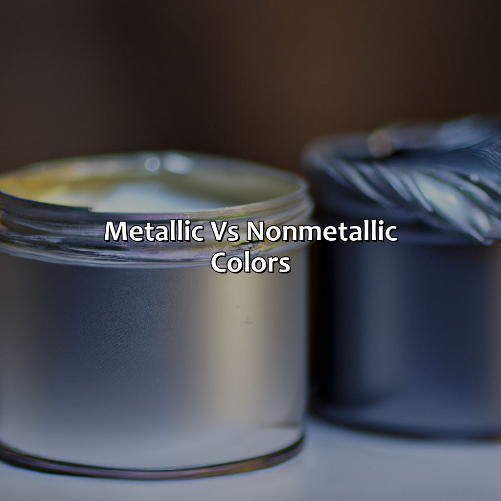 Metallic Vs Non-Metallic Colors  - What Color Is Metallic, 