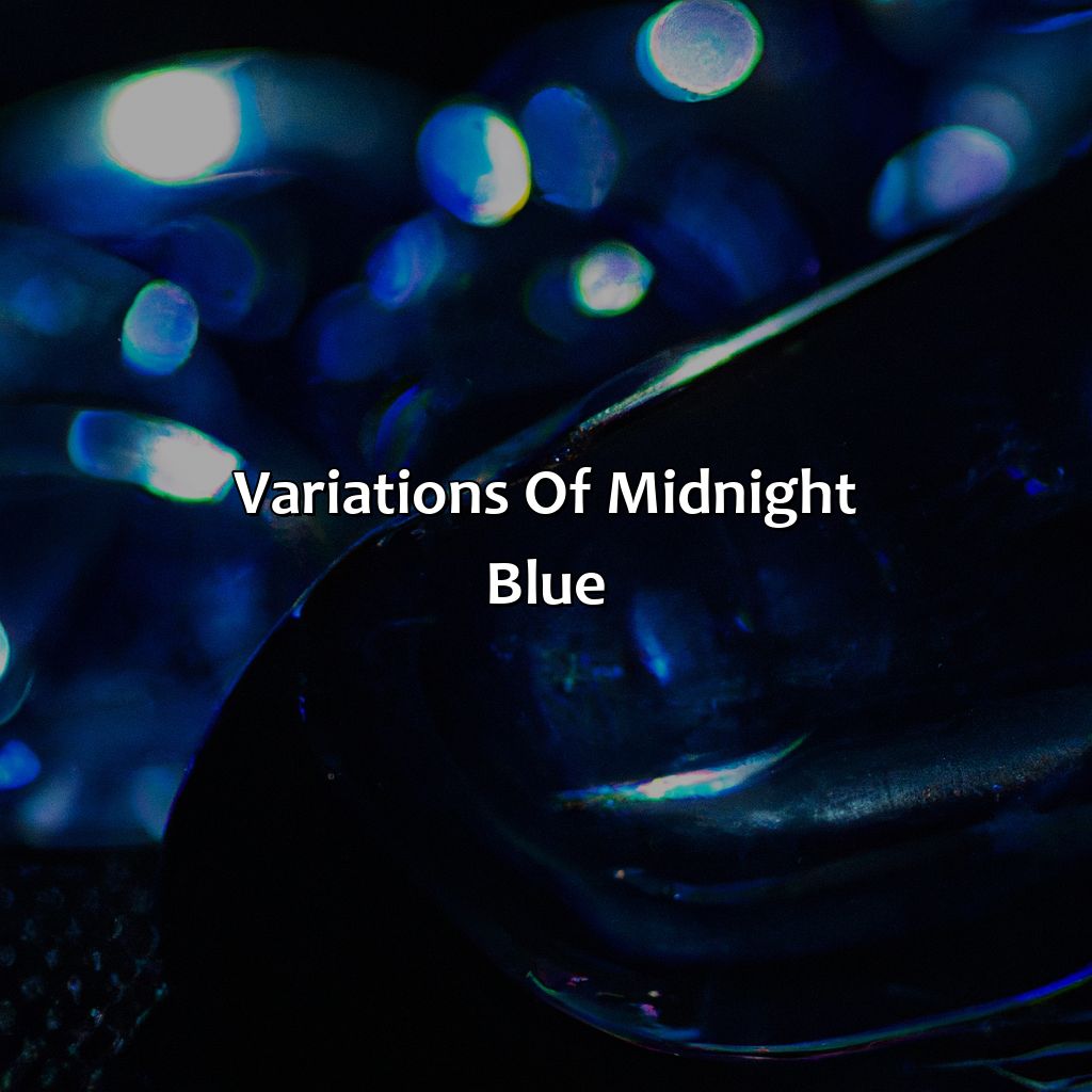 Variations Of Midnight Blue  - What Color Is Midnight Blue, 