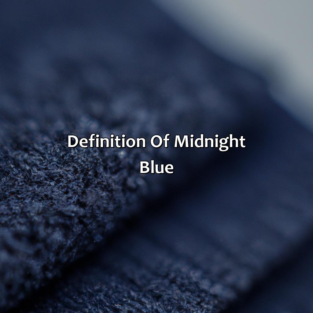 Definition Of Midnight Blue  - What Color Is Midnight Blue, 