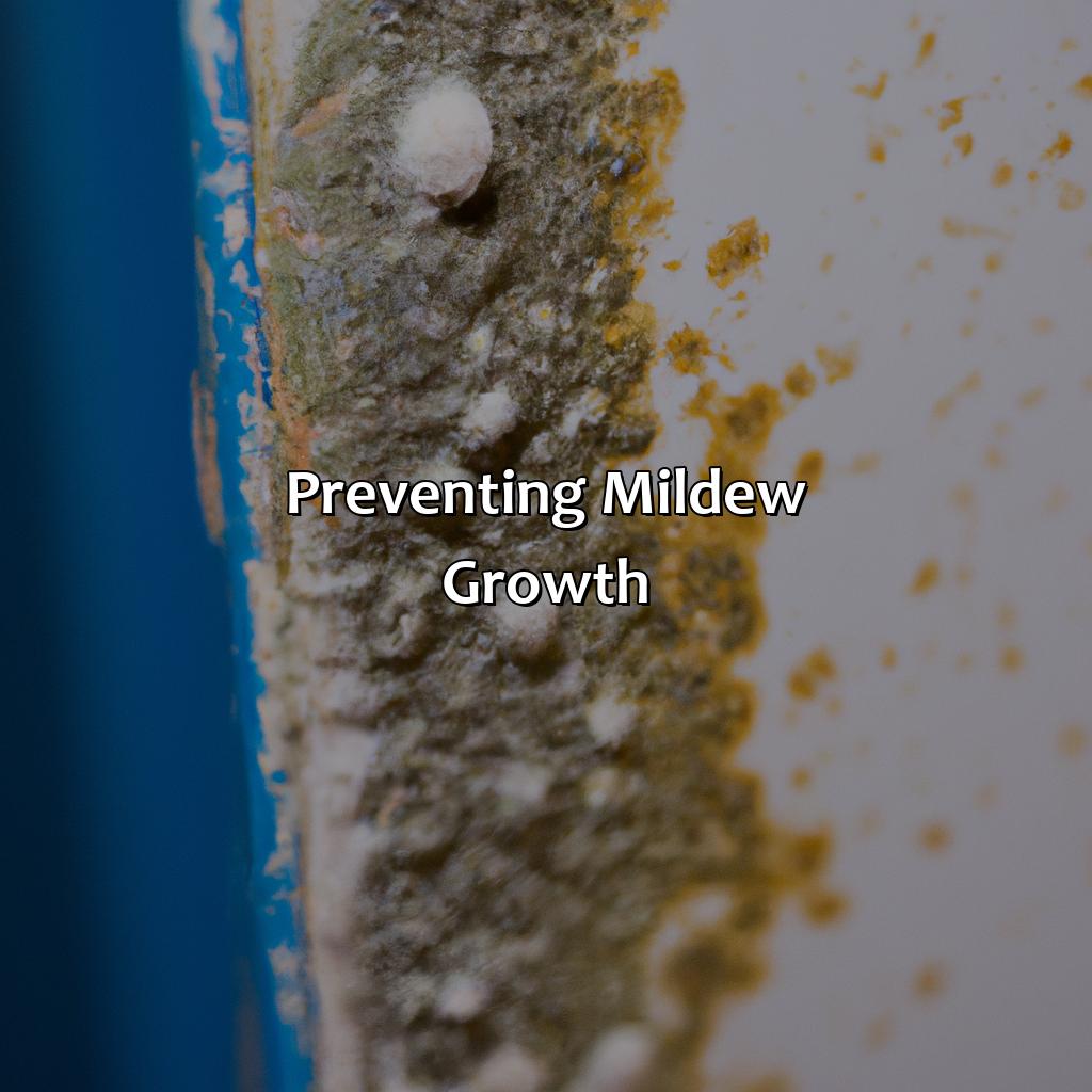 Preventing Mildew Growth  - What Color Is Mildew, 