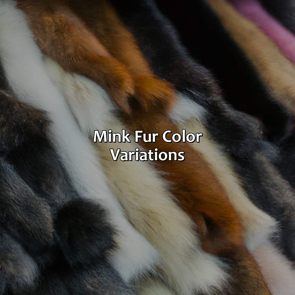 Mink Fur Color Variations  - What Color Is Mink, 
