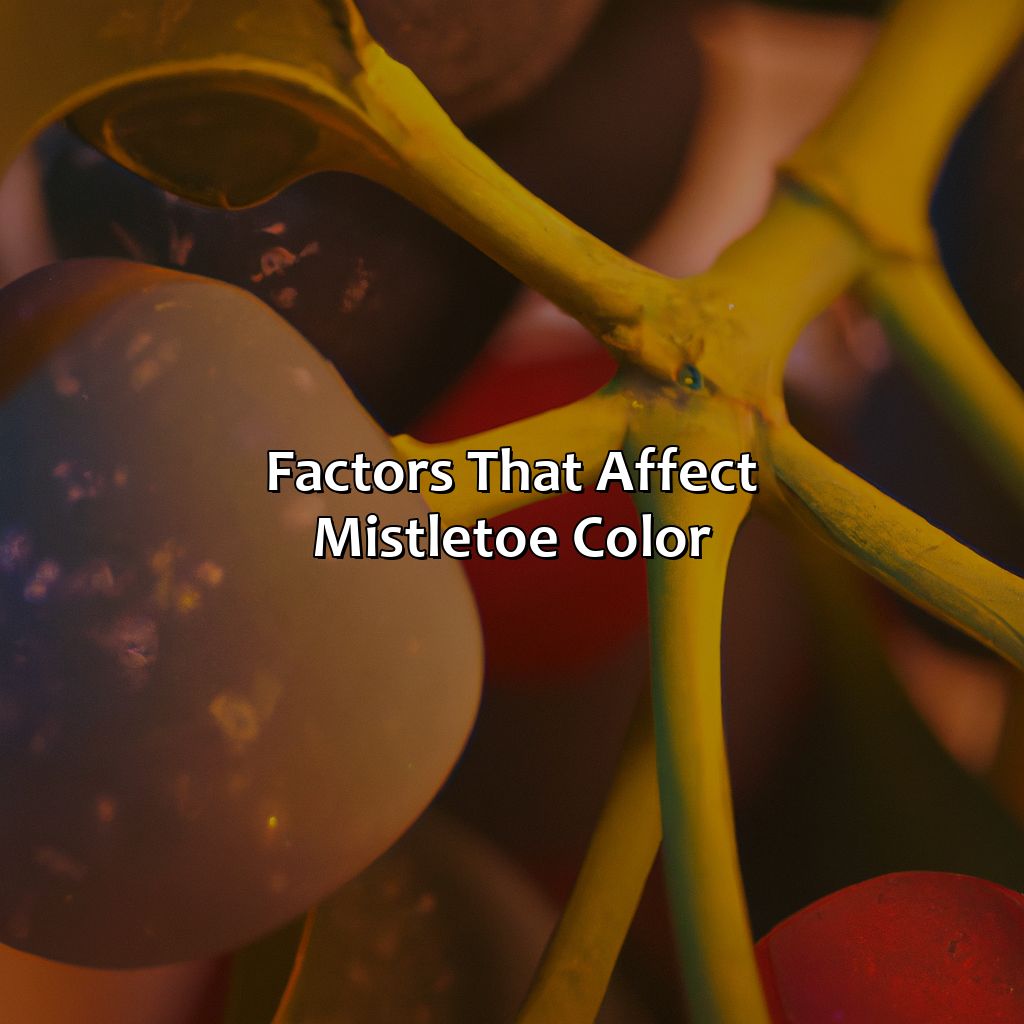 Factors That Affect Mistletoe Color  - What Color Is Mistletoe, 