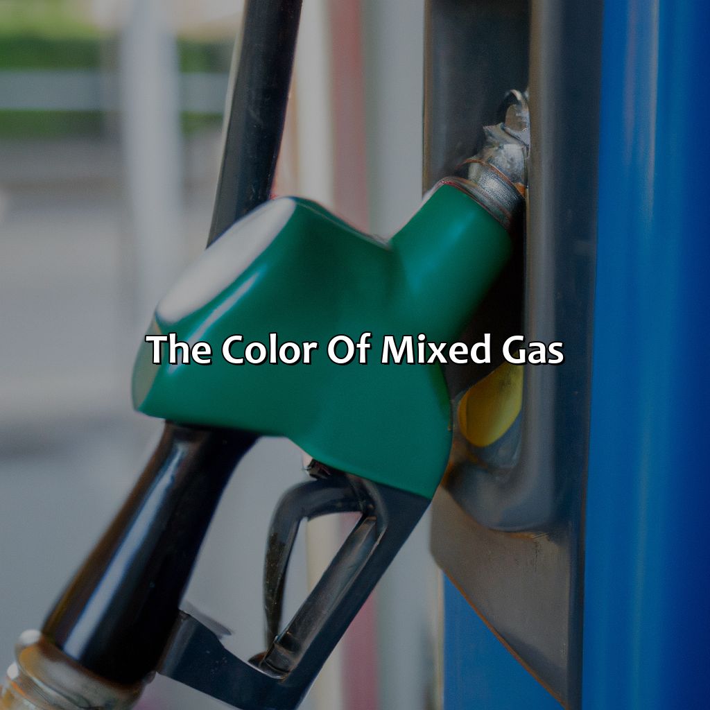 The Color Of Mixed Gas  - What Color Is Mixed Gas, 
