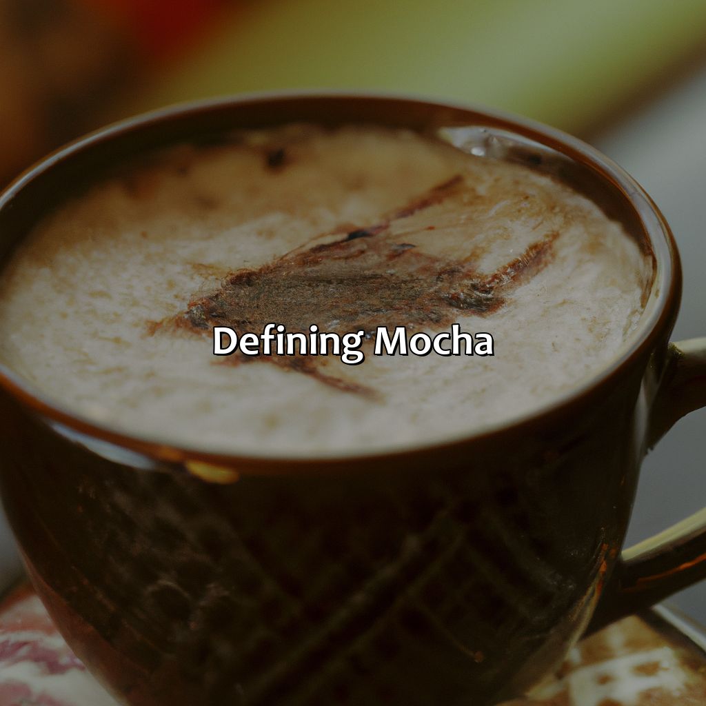 Defining Mocha  - What Color Is Mocha, 