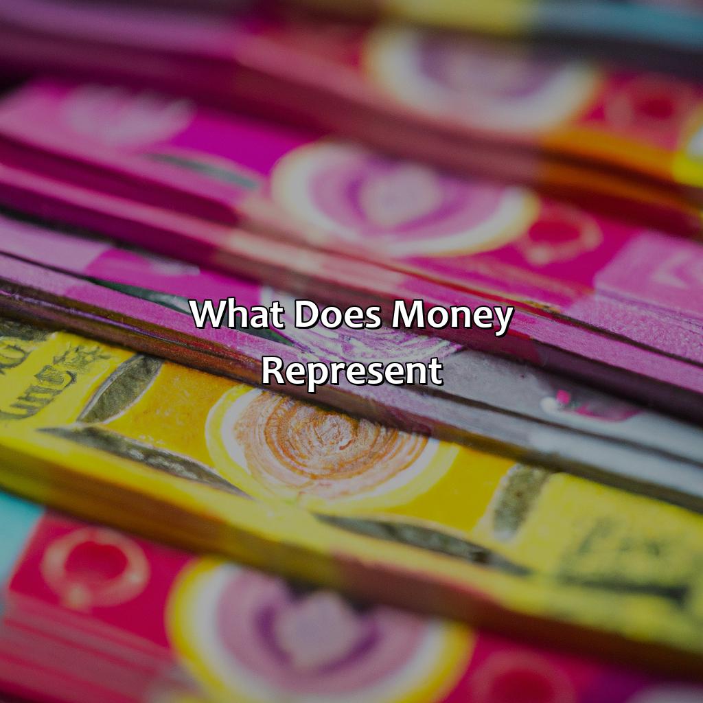 What Does Money Represent?  - What Color Is Money, 