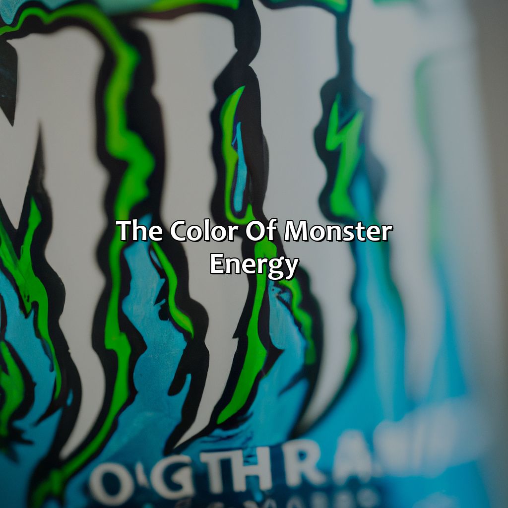 The Color Of Monster Energy  - What Color Is Monster Energy, 