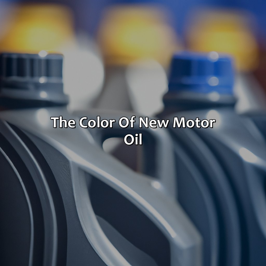 The Color Of New Motor Oil  - What Color Is Motor Oil, 