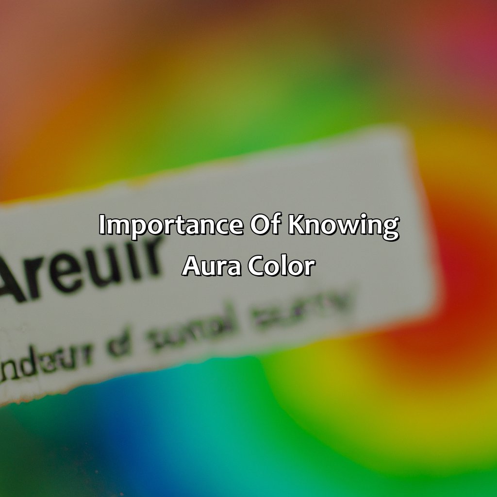 Importance Of Knowing Aura Color  - What Color Is My Aura Quiz, 