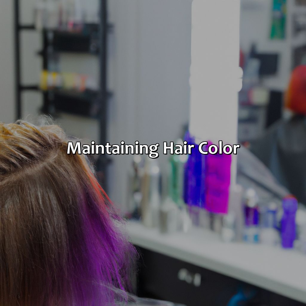 Maintaining Hair Color  - What Color Is My Hair, 