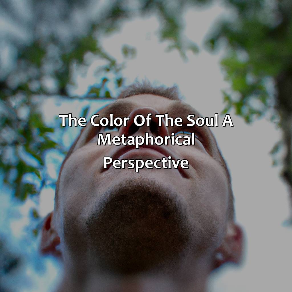 The Color Of The Soul: A Metaphorical Perspective  - What Color Is My Soul, 