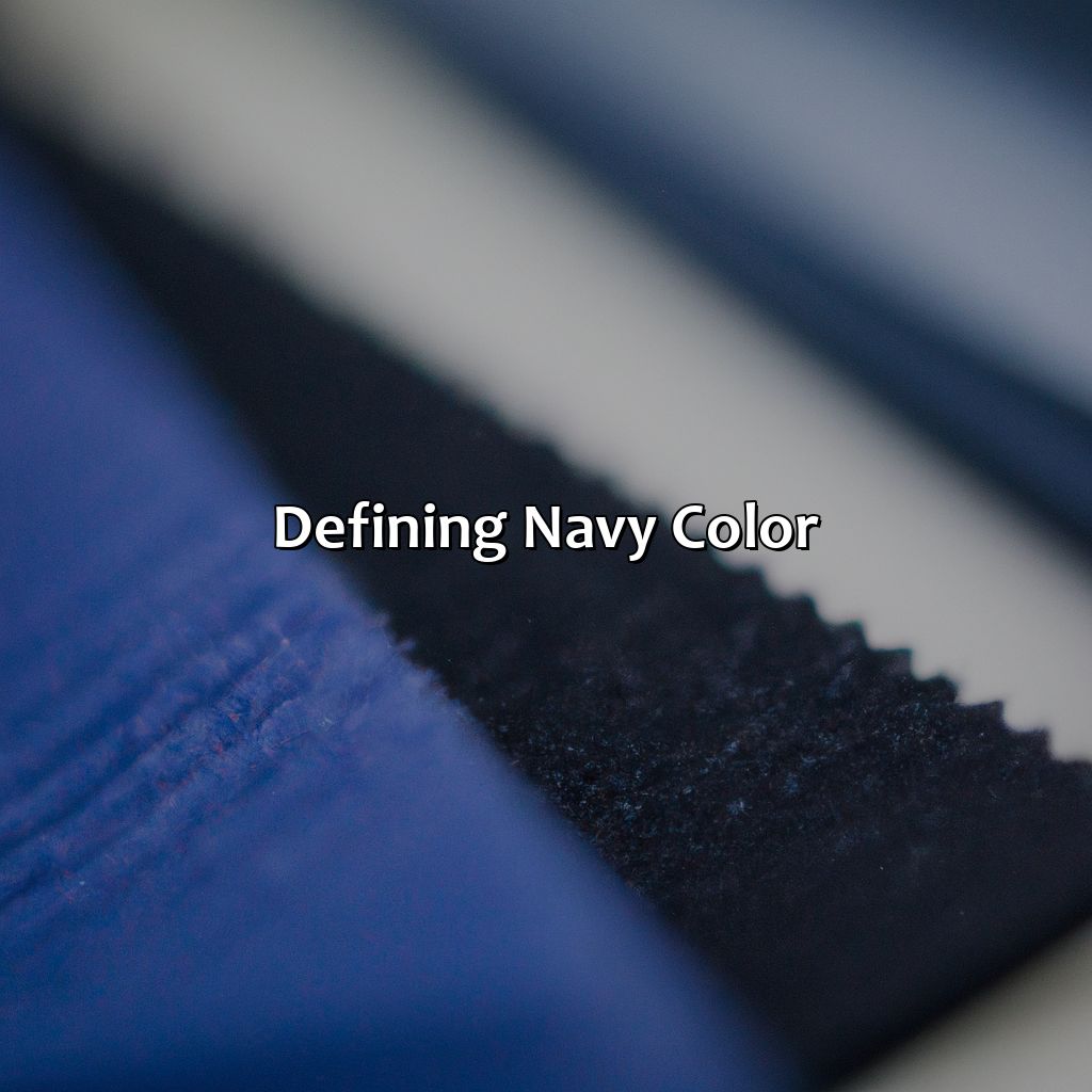 Defining Navy Color  - What Color Is Navy, 