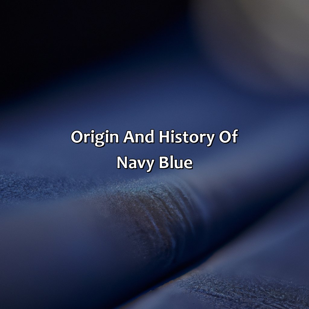Origin And History Of Navy Blue  - What Color Is Navy Blue, 