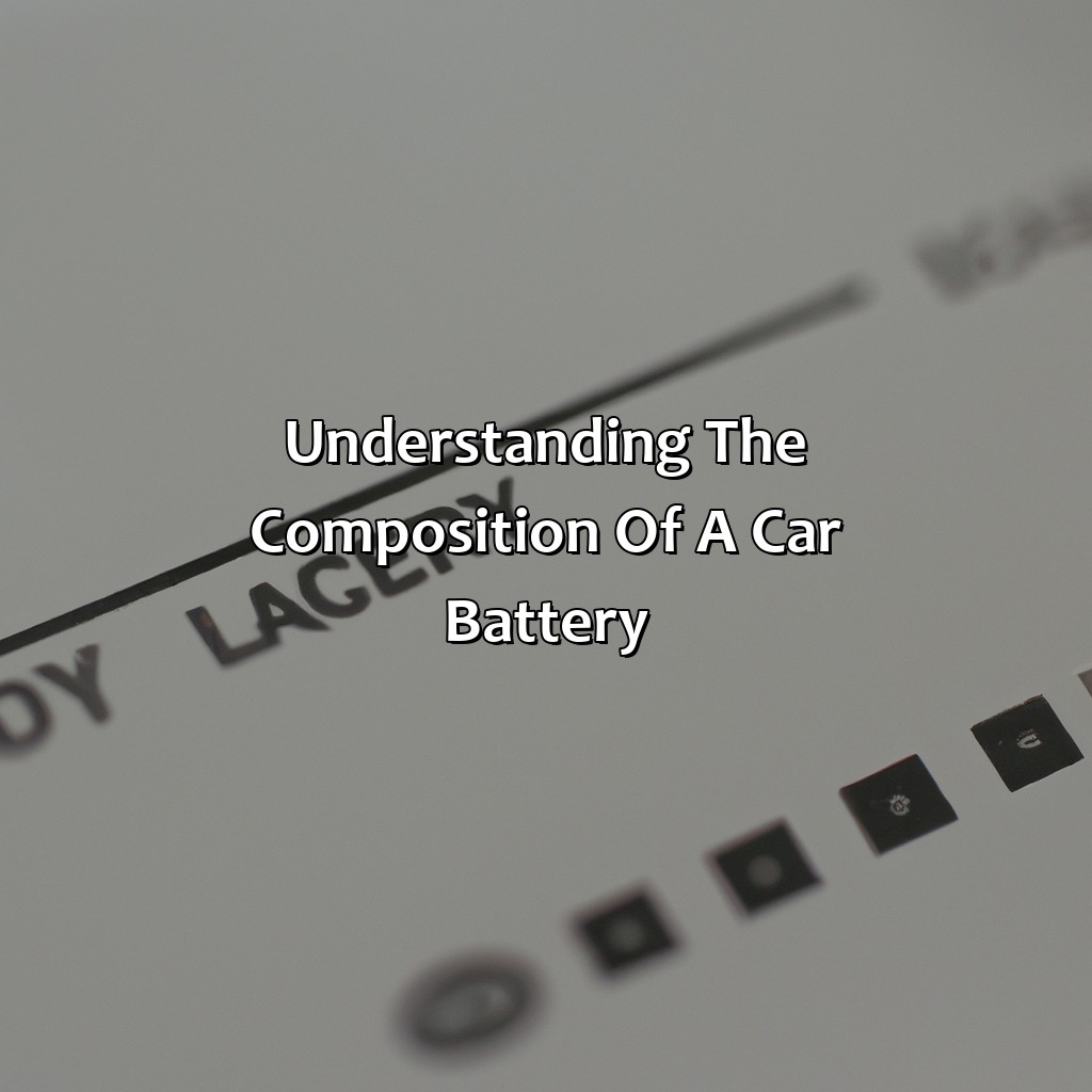 Understanding The Composition Of A Car Battery  - What Color Is Negative On A Car Battery, 