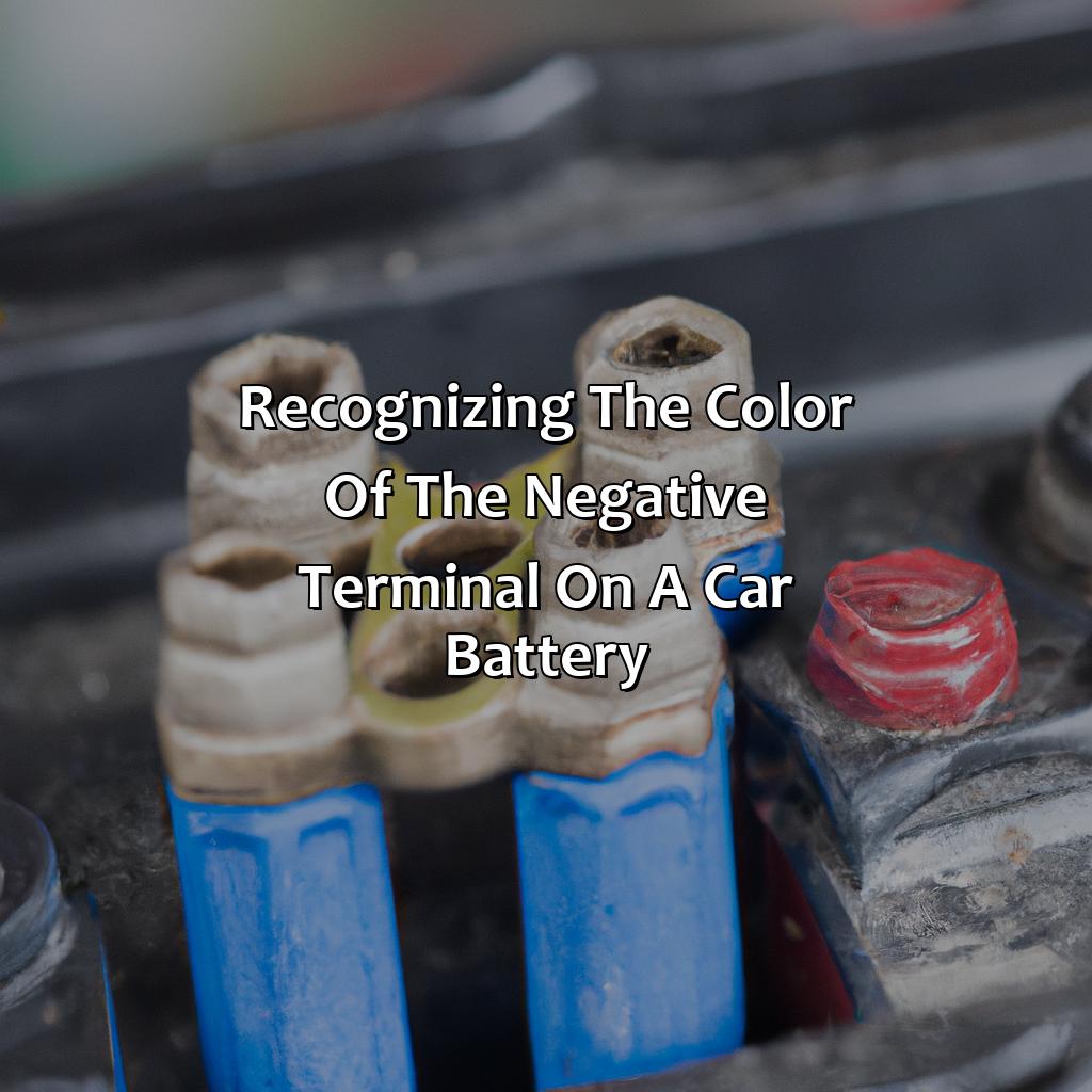 Recognizing The Color Of The Negative Terminal On A Car Battery  - What Color Is Negative On A Car Battery, 