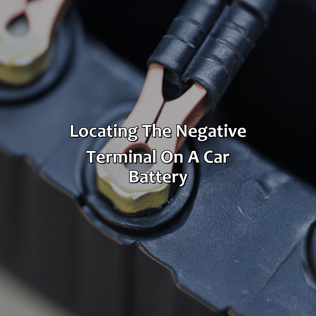 Locating The Negative Terminal On A Car Battery  - What Color Is Negative On A Car Battery, 
