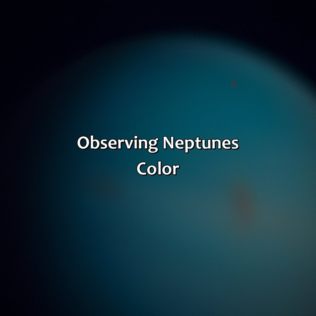 Observing Neptune