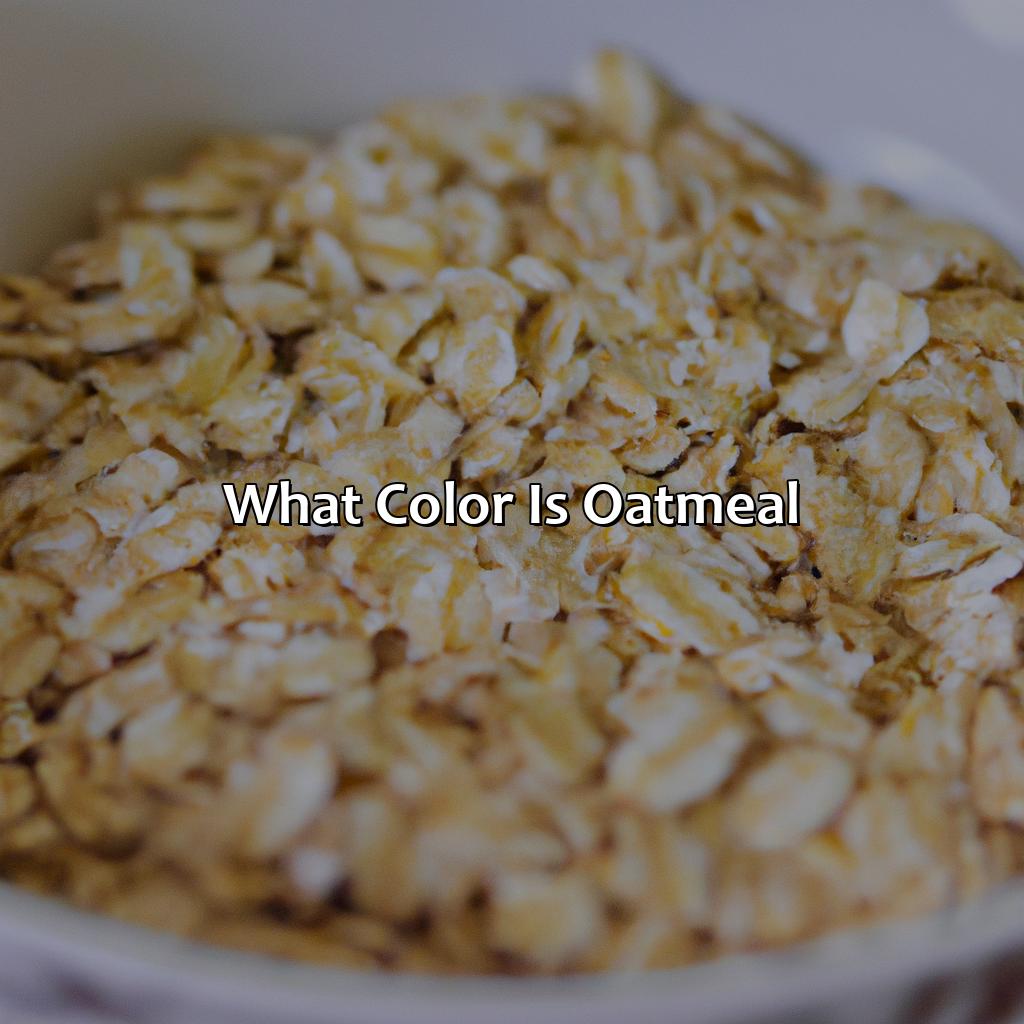 What Color Is Oatmeal - colorscombo.com