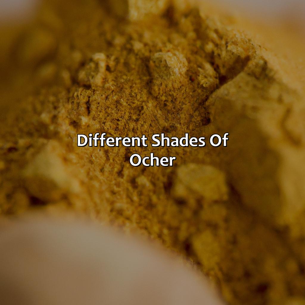 Different Shades Of Ocher  - What Color Is Ocher, 