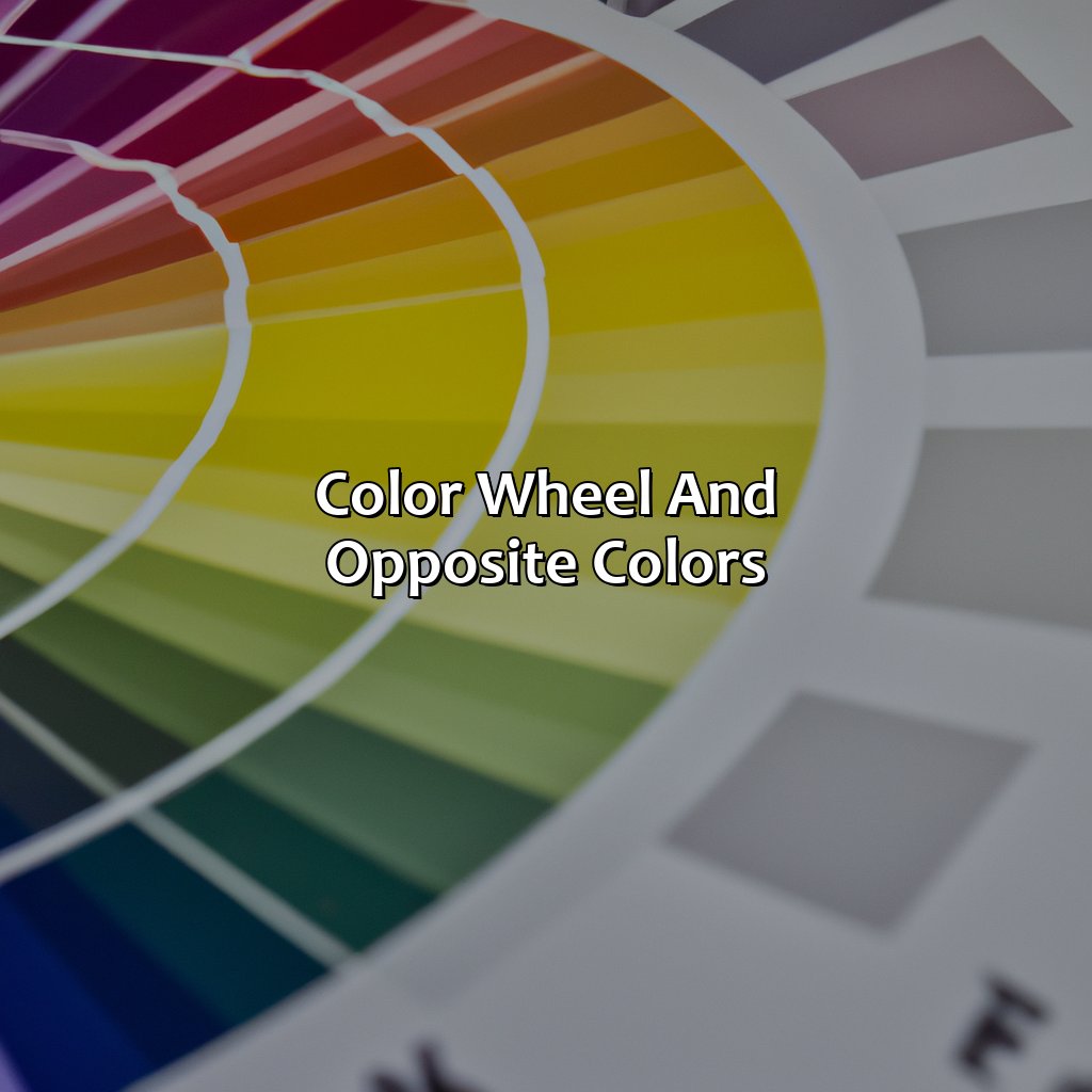 Color Wheel And Opposite Colors  - What Color Is Opposite Of Red, 