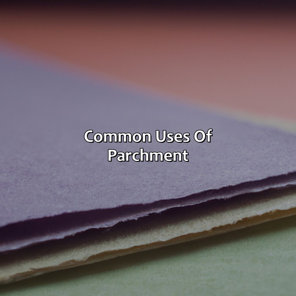 Common Uses Of Parchment  - What Color Is Parchment, 