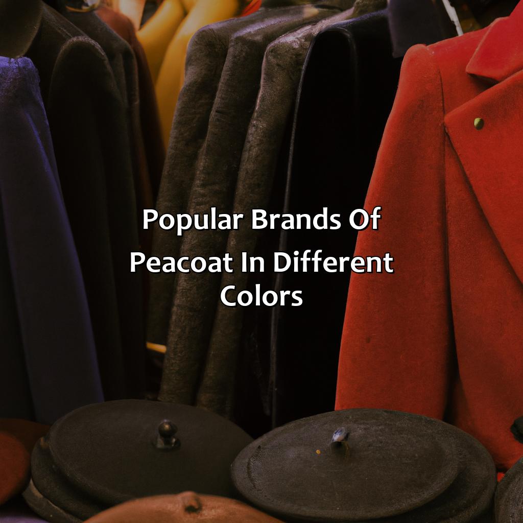 Popular Brands Of Peacoat In Different Colors  - What Color Is Peacoat, 