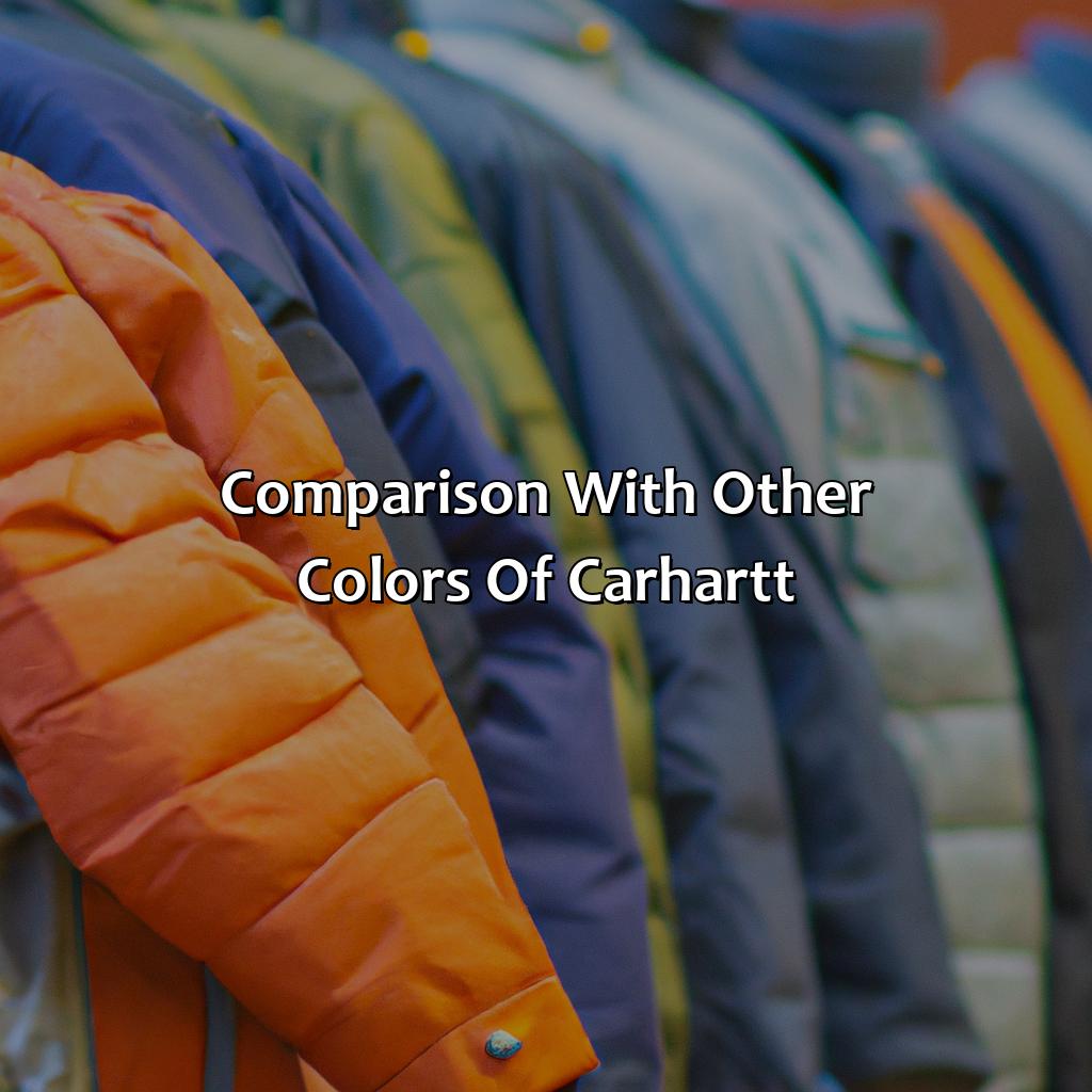 Comparison With Other Colors Of Carhartt  - What Color Is Peat Carhartt, 