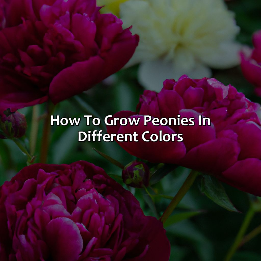 How To Grow Peonies In Different Colors  - What Color Is Peony, 