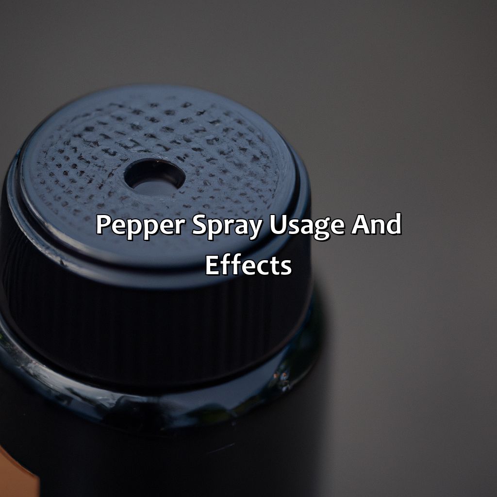 Pepper Spray Usage And Effects  - What Color Is Pepper Spray, 