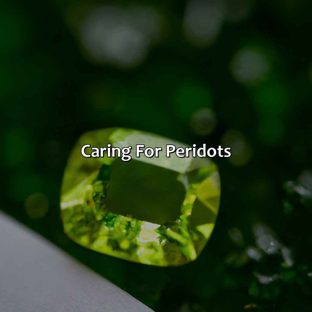 Caring For Peridots  - What Color Is Peridot, 