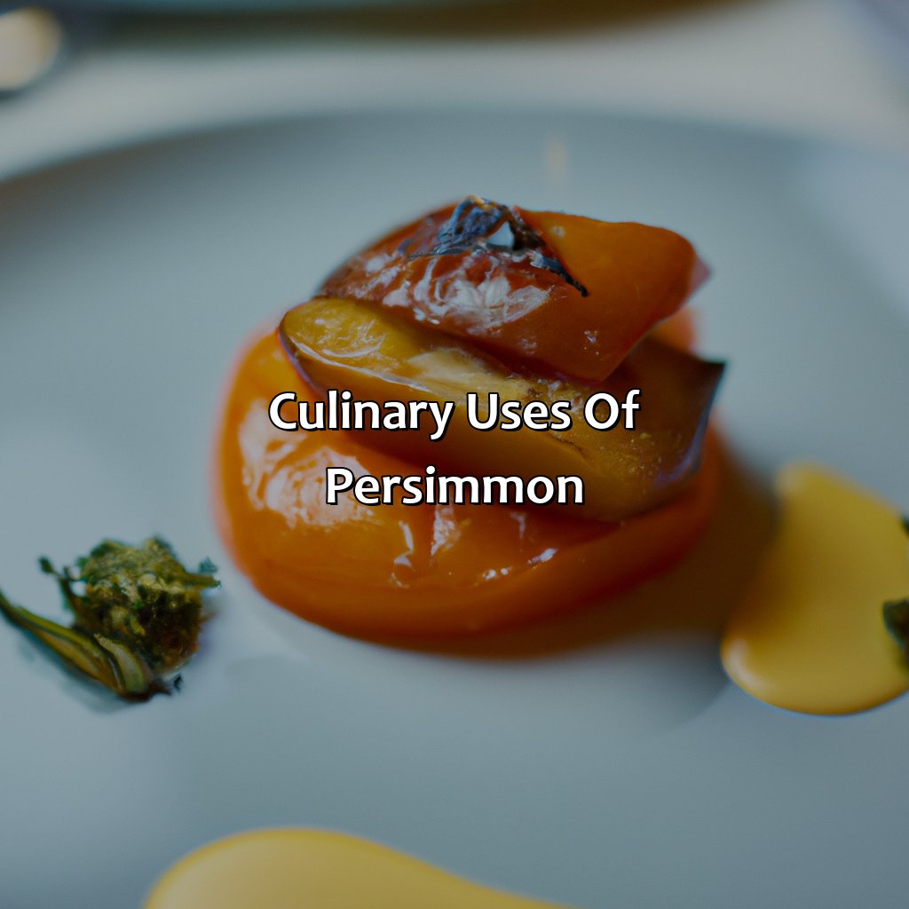 Culinary Uses Of Persimmon  - What Color Is Persimmon, 