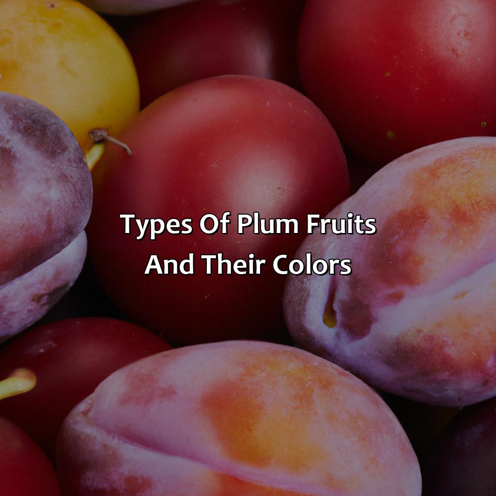 Types Of Plum Fruits And Their Colors  - What Color Is Plum, 