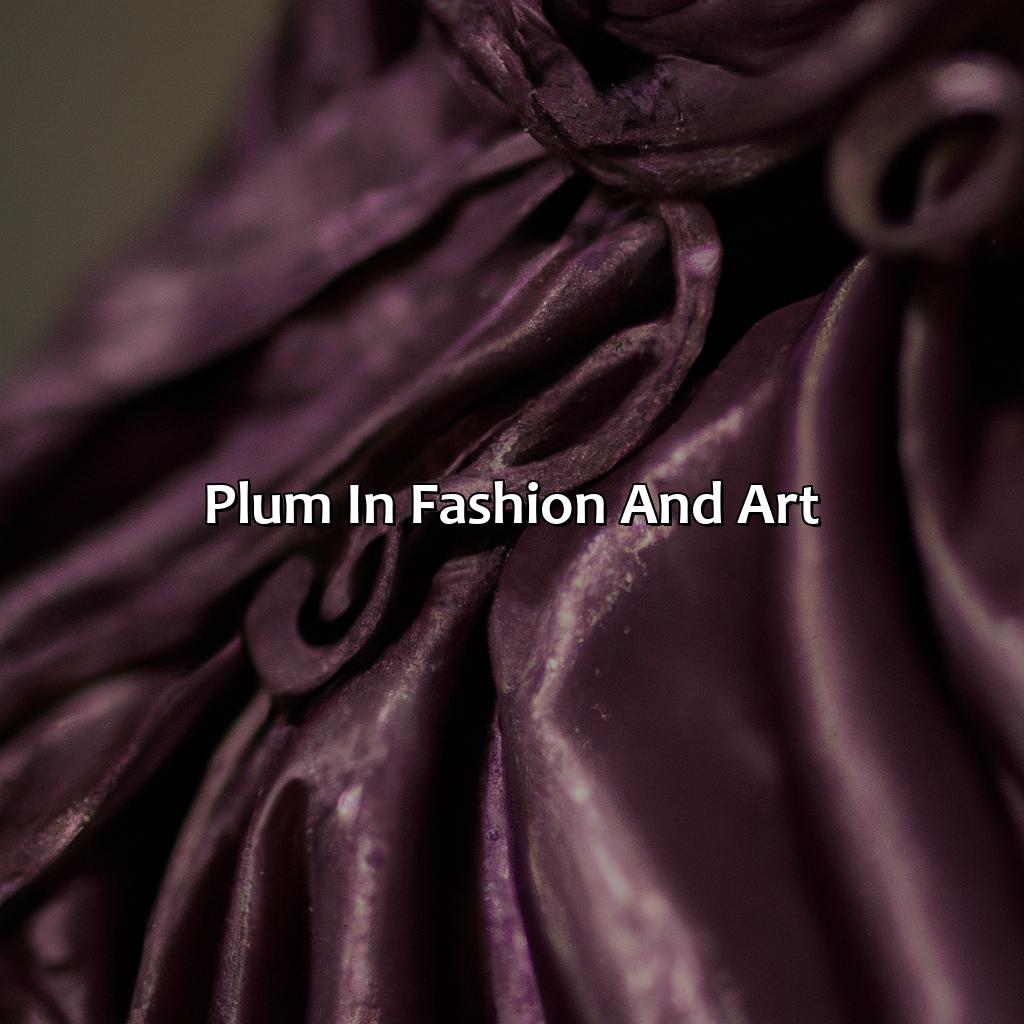 Plum In Fashion And Art  - What Color Is Plum, 