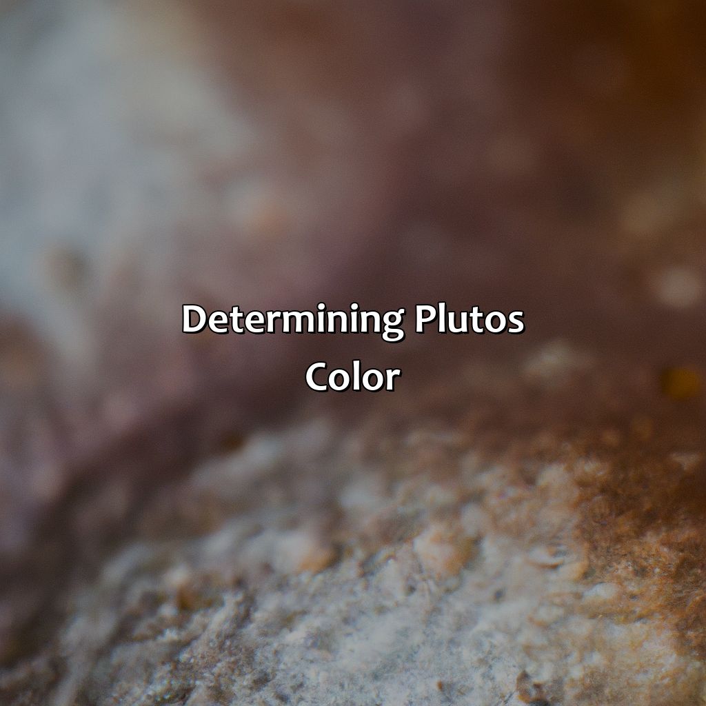 Determining Pluto