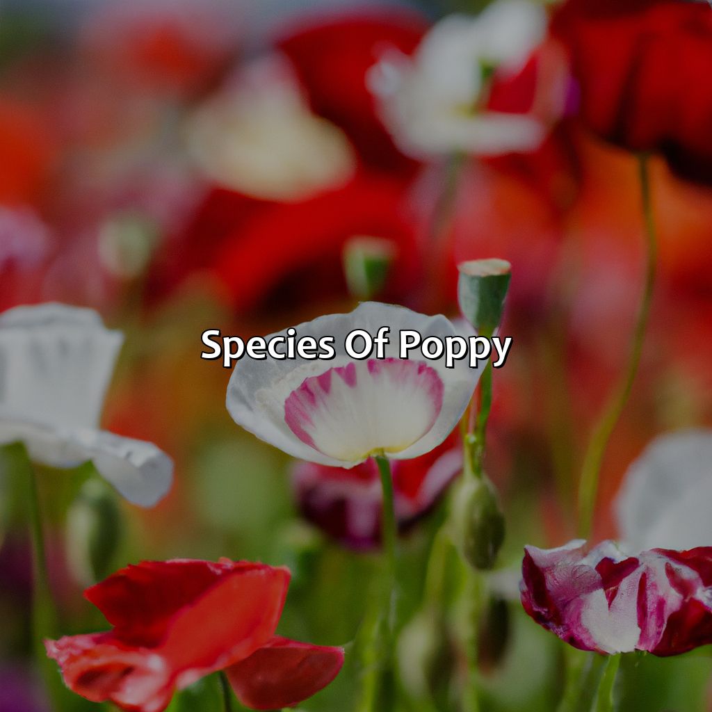 Species Of Poppy  - What Color Is Poppy, 
