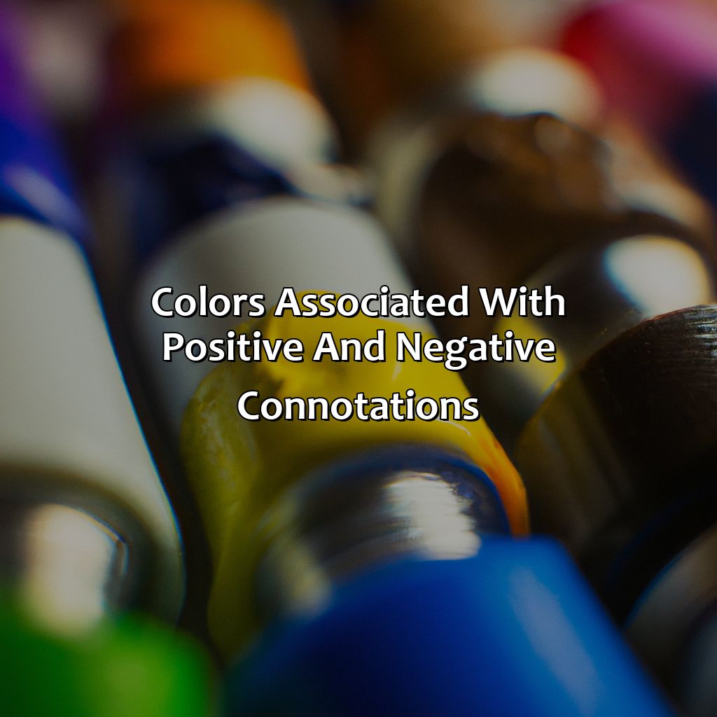 Colors Associated With Positive And Negative Connotations  - What Color Is Positive And Negative, 