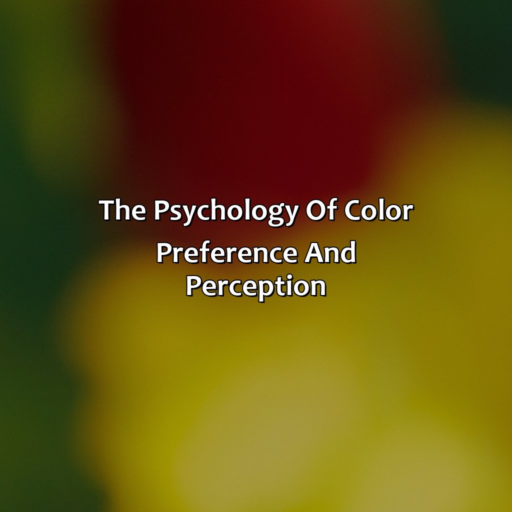 The Psychology Of Color Preference And Perception  - What Color Is Positive And Negative, 