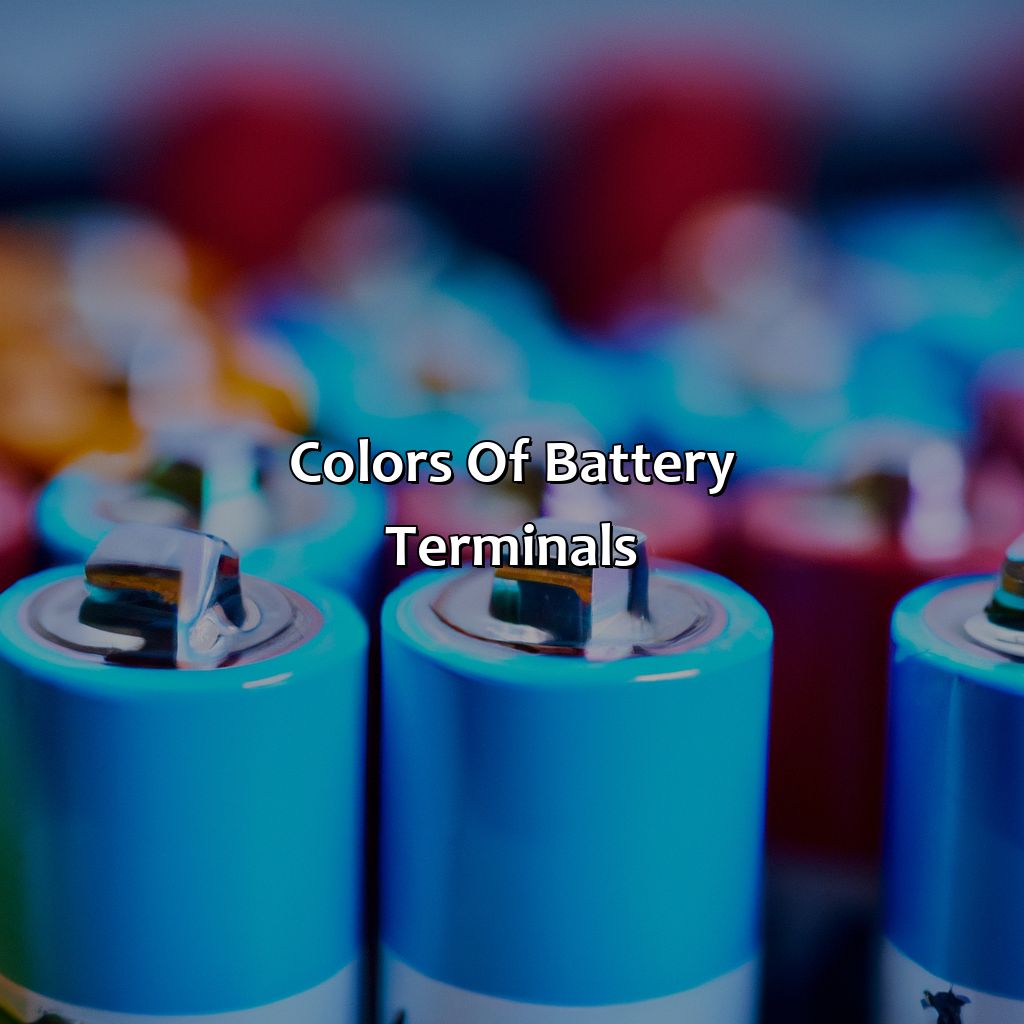Colors Of Battery Terminals  - What Color Is Positive On A Battery, 