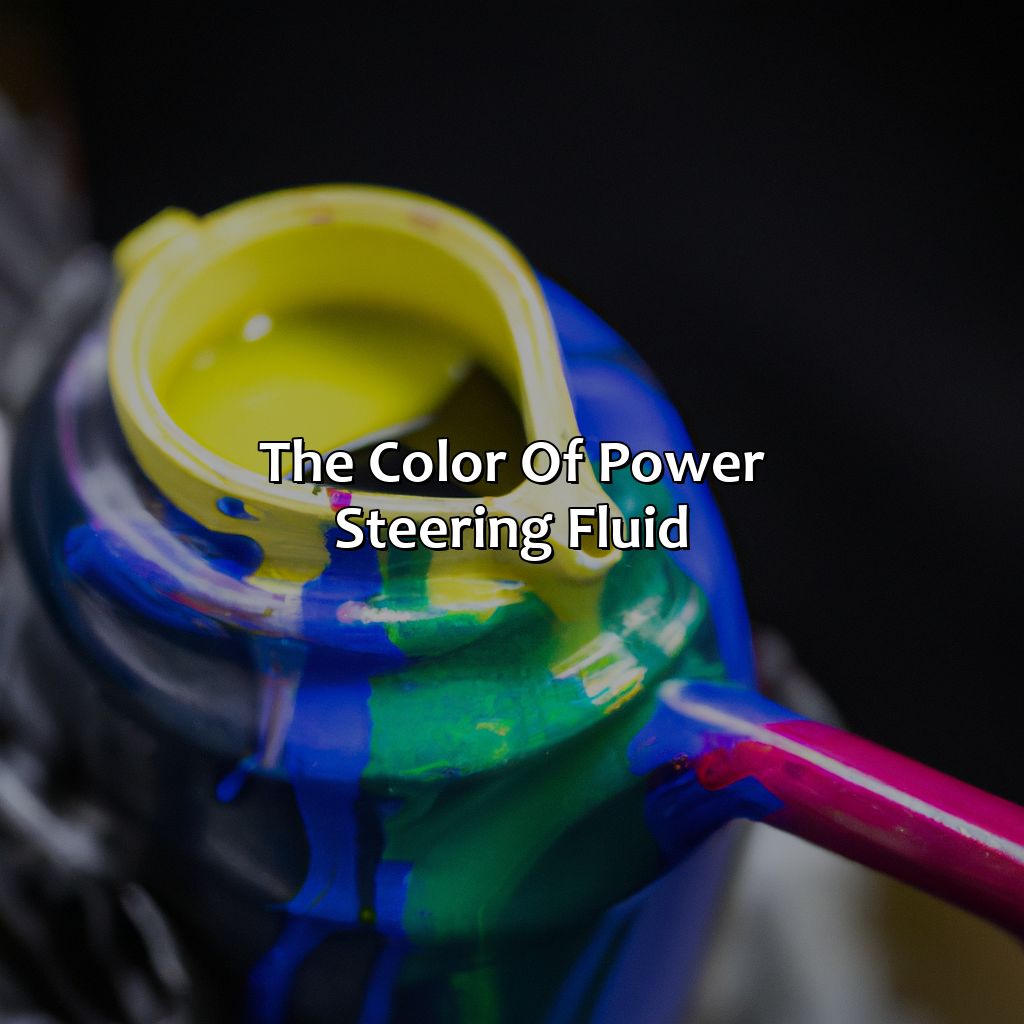 The Color Of Power Steering Fluid  - What Color Is Power Steering Fluid, 