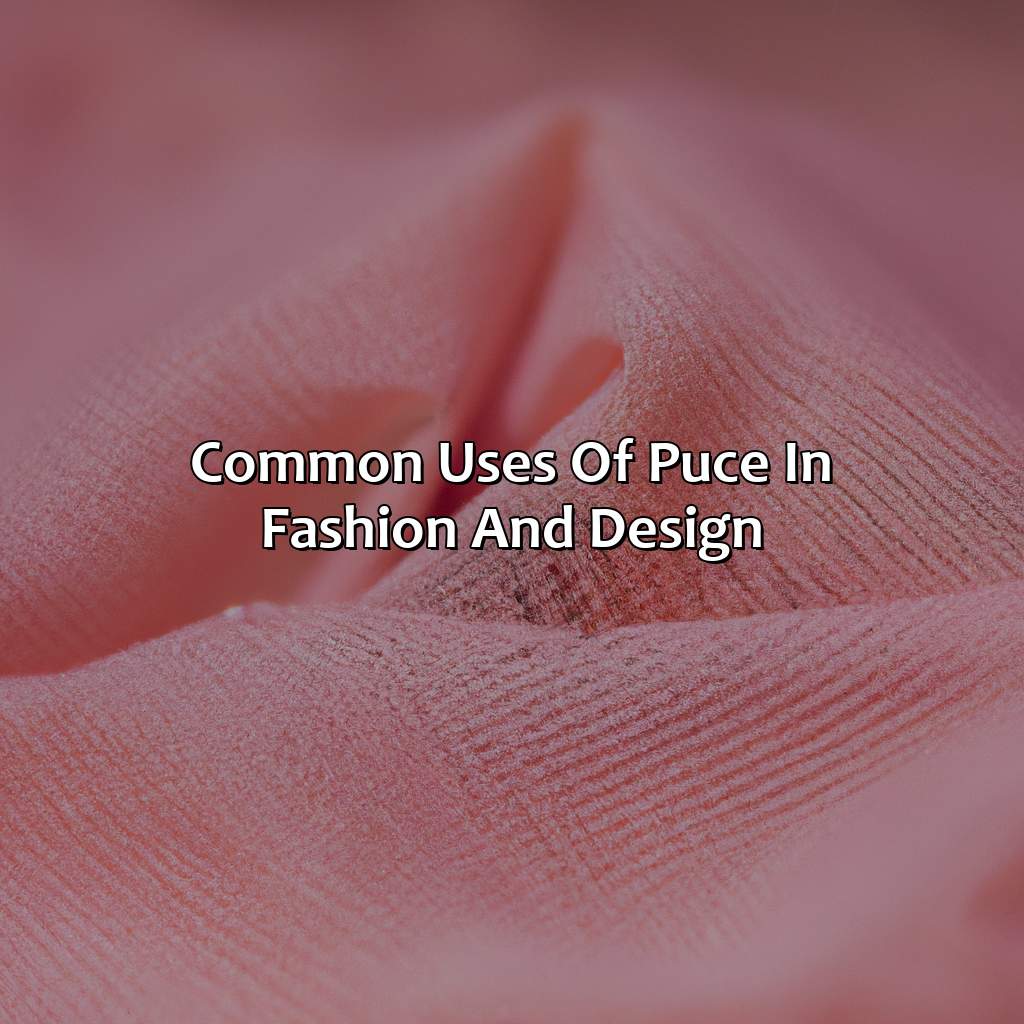 Common Uses Of Puce In Fashion And Design  - What Color Is Puce, 