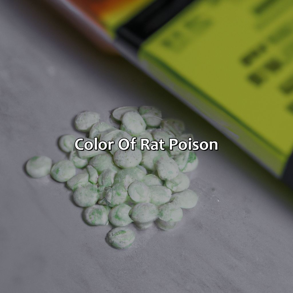 Color Of Rat Poison  - What Color Is Rat Poison, 