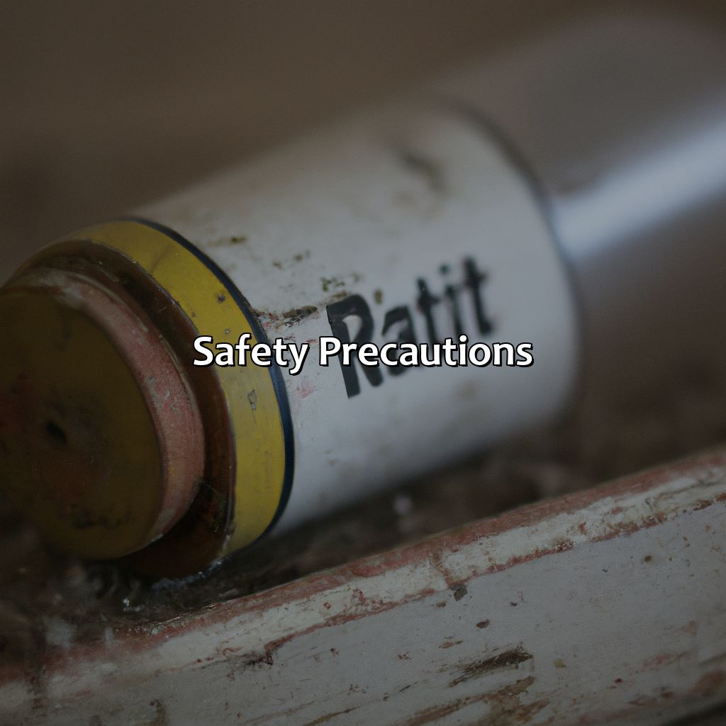 Safety Precautions  - What Color Is Rat Poison, 