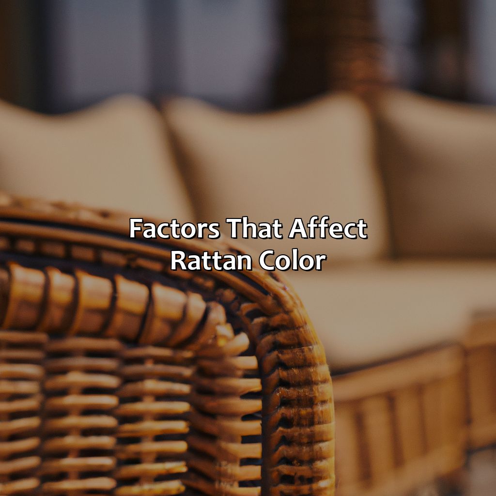 Factors That Affect Rattan Color  - What Color Is Rattan, 