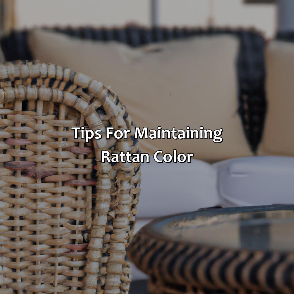 Tips For Maintaining Rattan Color  - What Color Is Rattan, 
