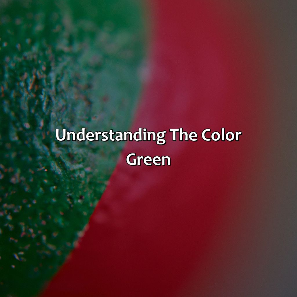 Understanding The Color Green  - What Color Is Red And Green, 