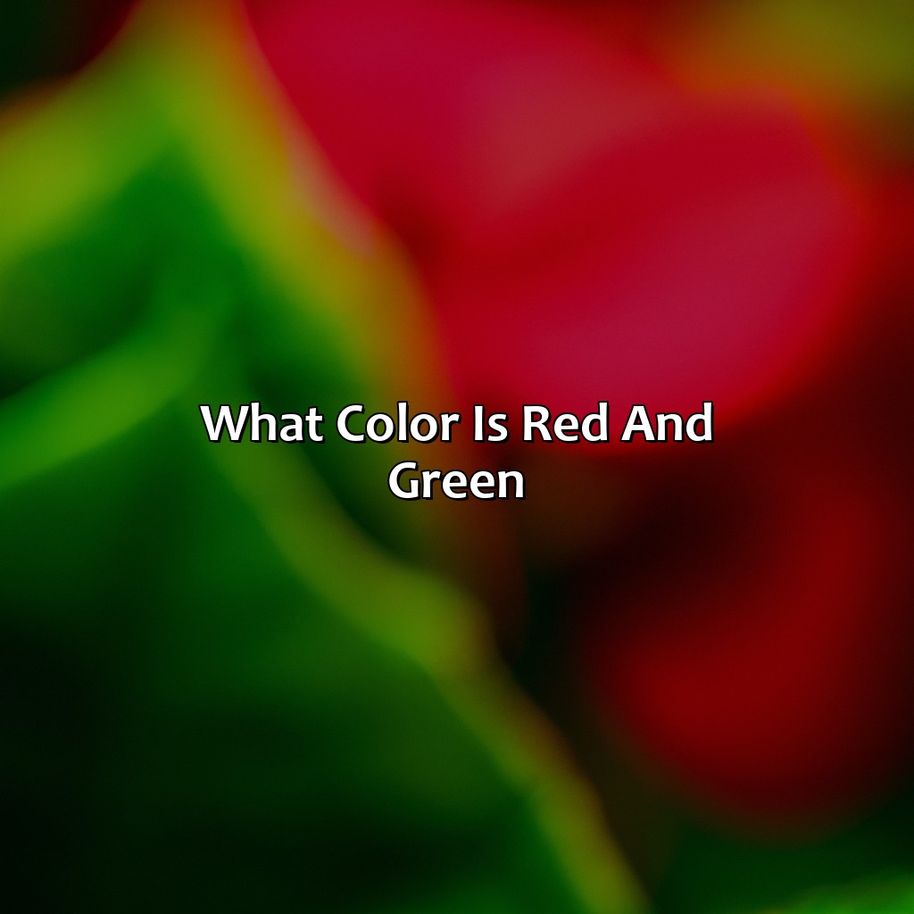 What Color Is Red And Green - colorscombo.com