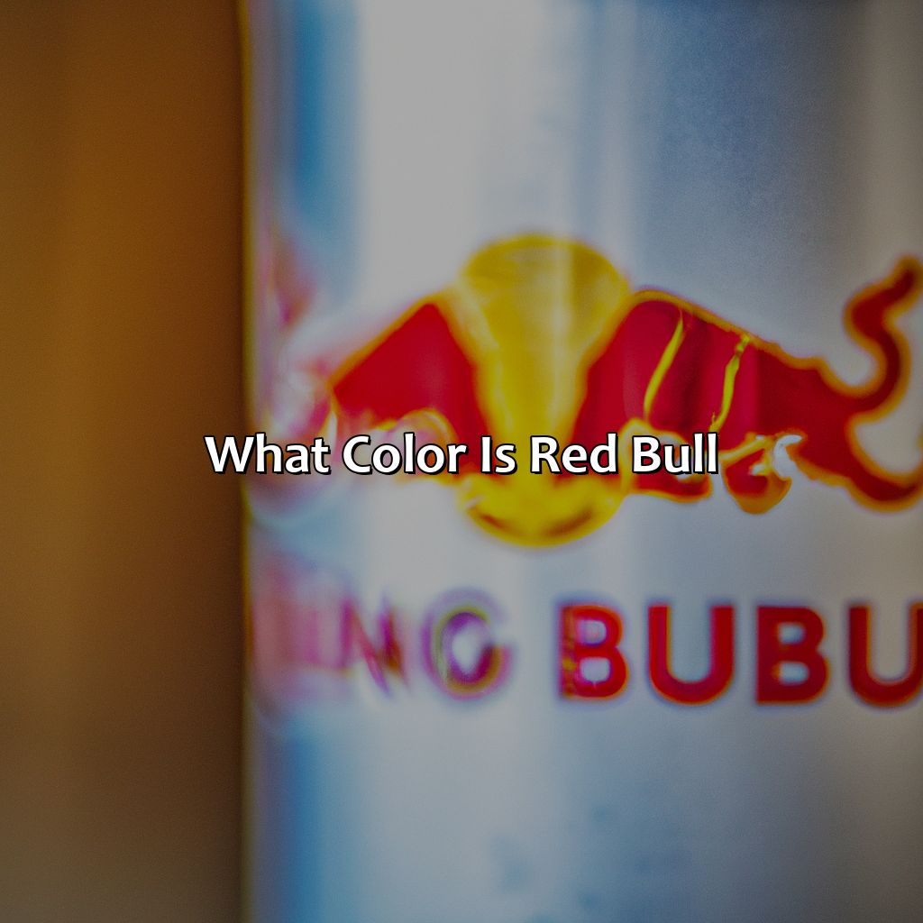 What Color Is Red Bull?  - What Color Is Red Bull, 