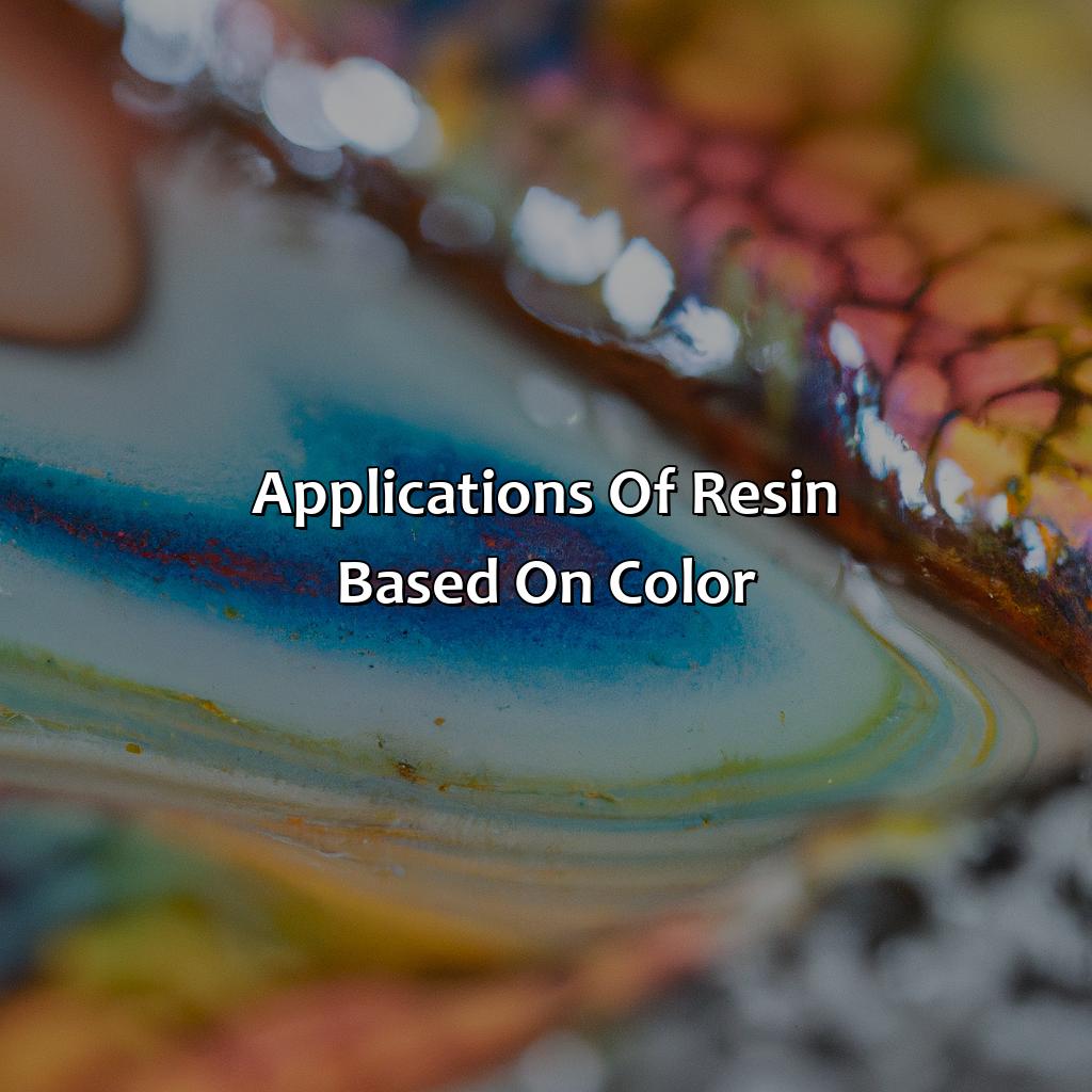 Applications Of Resin Based On Color  - What Color Is Resin, 